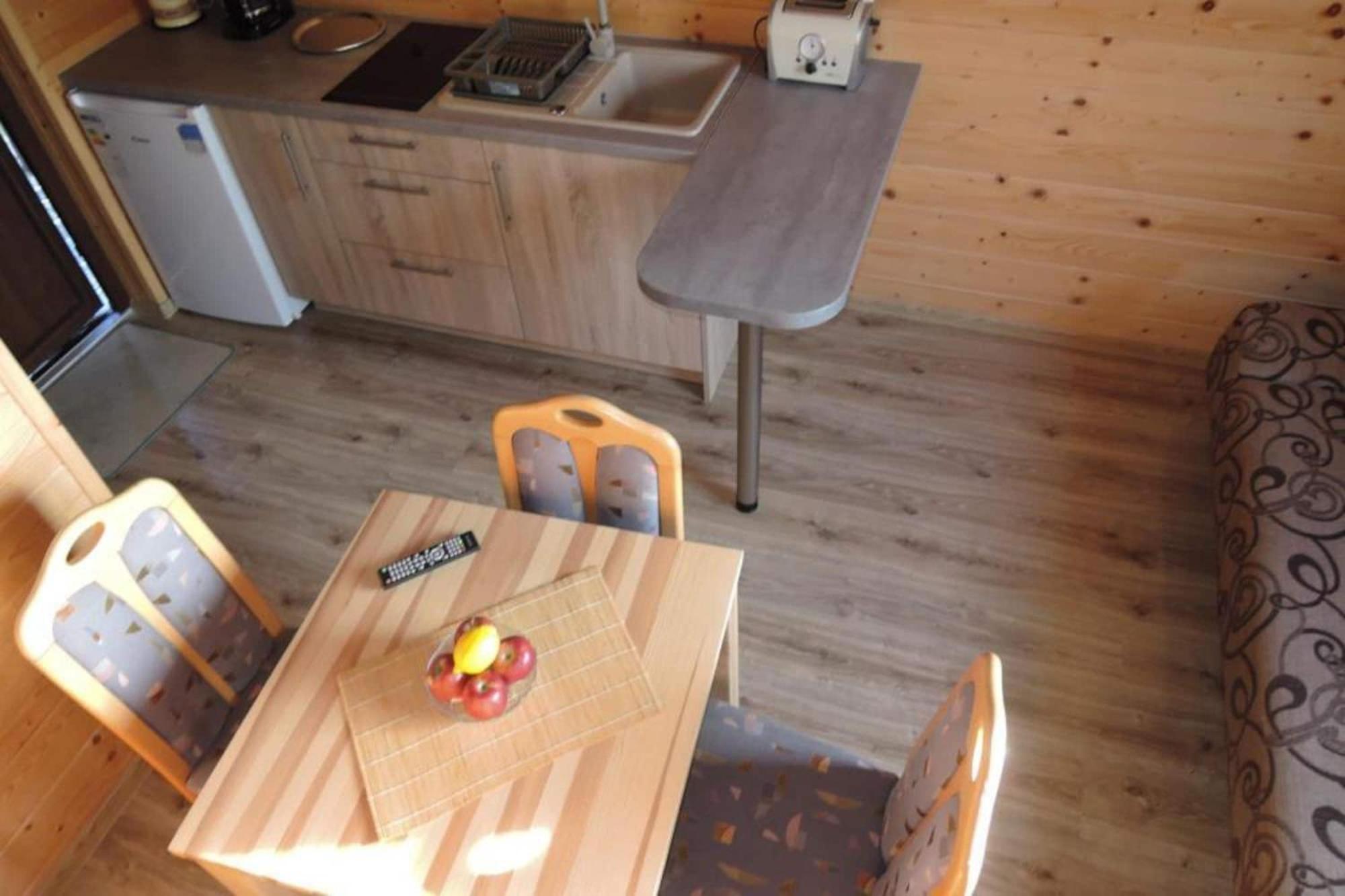 Modern Wood House In Rewal With A Terrace Villa Exteriör bild